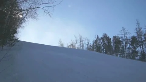 Downhill Skiing 02 Stock Footage 20528138