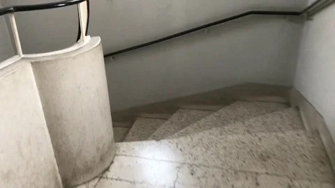 Downing the Stairs Stock Footage 101186891