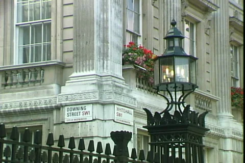 Downing Street Sign Stock-Footage 817341