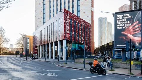 Downing Student Accommodation in Vauxhall district, London, United Kingdo Stock Photos