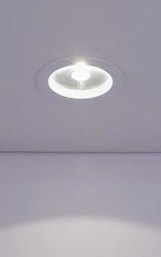 Downlights LED Lighting. LED COB light. Dowlight lighting Stock Photos