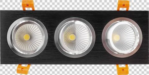 Downlights LED Lighting. LED COB light. Dowlight lighting Stock Photos