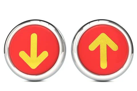 Download and upload button Stock Illustration