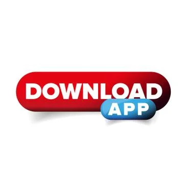 Download App button vector Stock Illustration