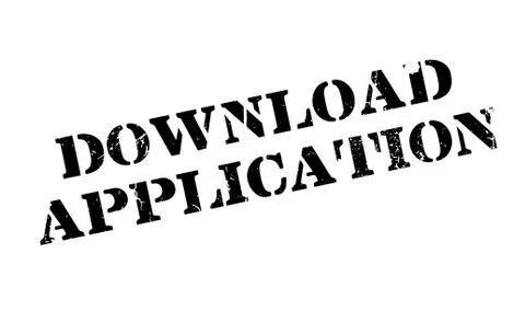 Download Application rubber stamp Stock Illustration