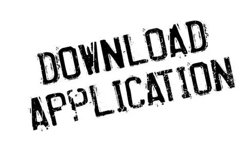 Download Application rubber stamp Illustrazione stock