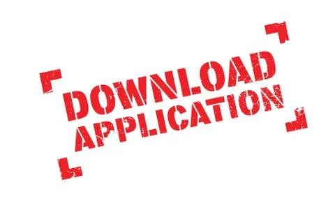 Download Application rubber stamp Stock Illustration