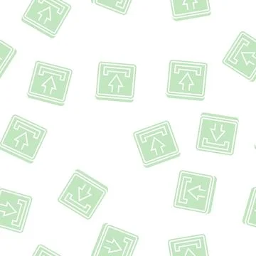 Download arrow glyph seamless pattern イラスト素材