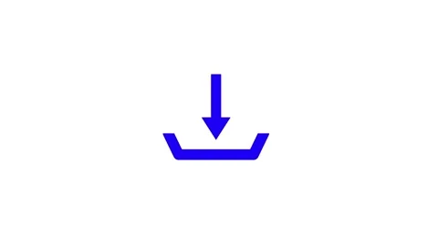 Download Arrow Icon Representing File Transfer Action Stock Footage 331897921
