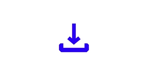 Download Arrow Icon Representing File Saving Action Stock Footage 331897925