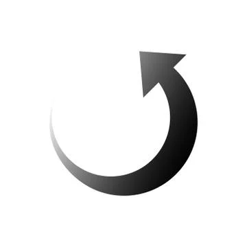 Download black flat icon. Loading sign. Vector illustration for web page, app Stock Illustration