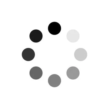 Download black flat icon. Loading sign. Vector illustration for web page, app Ilustración de archivo