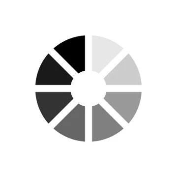 Download black flat icon. Loading sign. Vector illustration for web page, app Stock Illustration