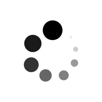 Download black flat icon. Loading sign. Vector illustration for web page, app Stock Illustration