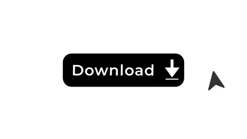 Download button animation with cursor on white background Stock Footage 341774391
