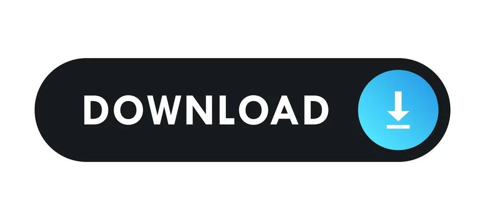 Download Button Flat Web User Interface Icon Element Vector Stock Illustration