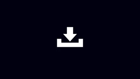 Download Button icon animation Stock Footage 282577222
