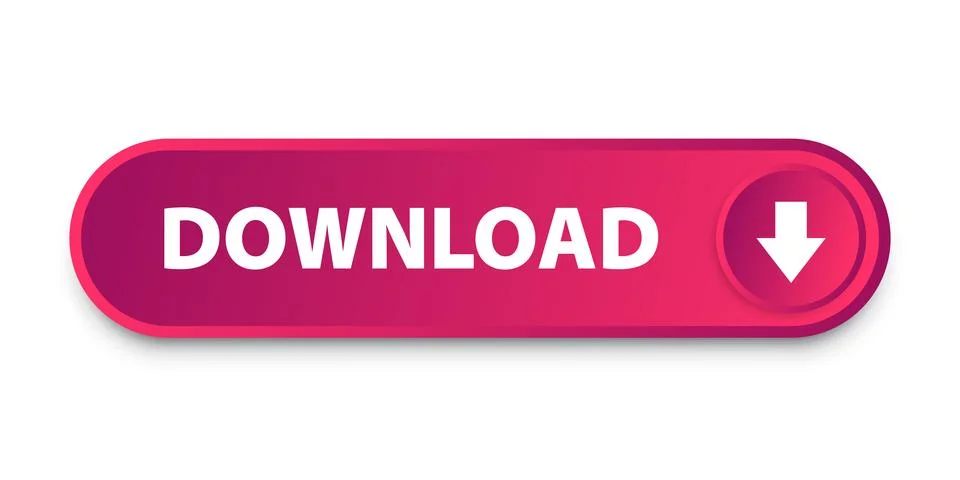 Download button icon in flat style. File upload vector illustration on isol.. イラスト素材