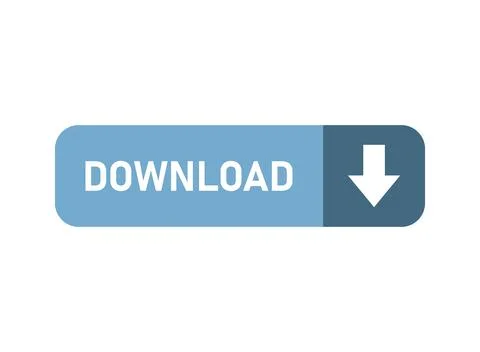 Download button icon in flat style. File upload vector illustration on isol.. イラスト素材