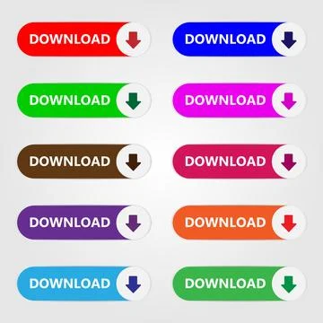 Download button icon Stock Illustration