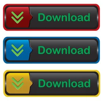 Download button Stock Illustration