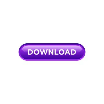 Download button website vector template Stock Illustration