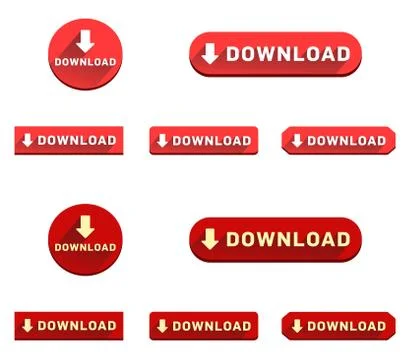 Download buttons Stock Illustration