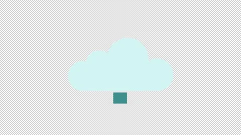 Download from Cloud Icon Video stock 205065323