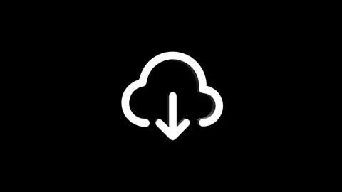 Download cloud mobile phone 3d icon rotation 4k animation sign on background Stock Footage 313487693