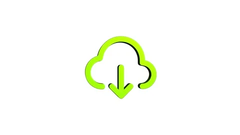 Download cloud mobile phone 3d icon rotation 4k animation sign on background Stock Footage 313487702