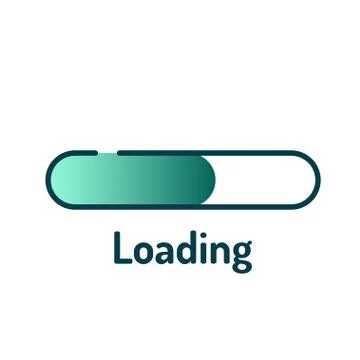 Download color line icon. Loading sign. Vector illustration for web page, app Stock Illustration