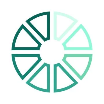 Download color line icon. Loading sign. Vector illustration for web page, app Stock Illustration