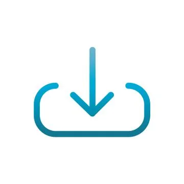 Download data user interface blue gradient Stock Illustration