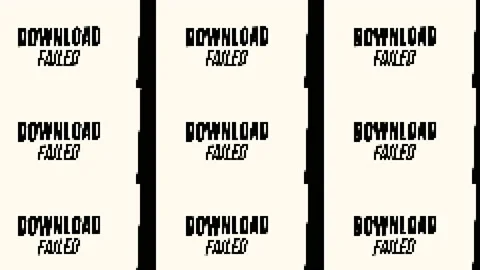 Download failed glitch animation Stock Footage 171855562
