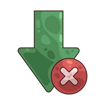 Download failed illustration イラスト素材