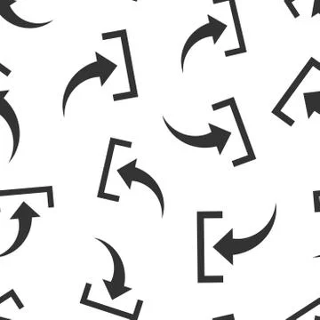 Download file icon seamless pattern background. Arrow down downloading vector Stock Illustration