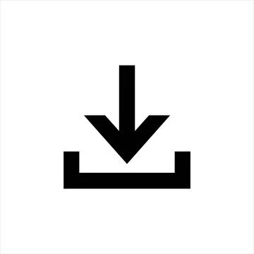 Download file interface icon 8K ultra quality graphic with download, transfer 스톡 일러스트