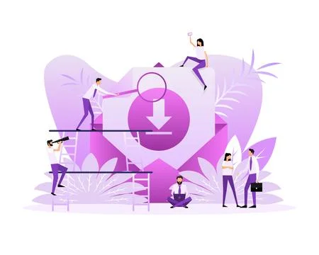 Download files people. Cloud technology. Smartphone vector icon Stock Illustration