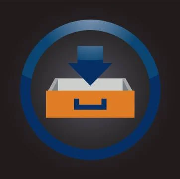 Download flat icon Stock Illustration