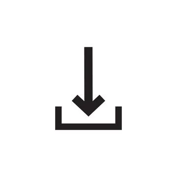 Download flat icon, vector illustration on gray background Stock Illustration