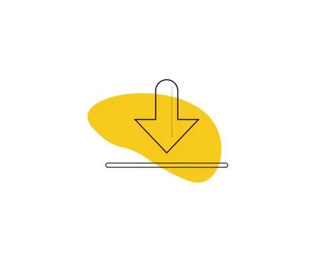 Download Flat Icon on white background in vector illustration Illustrazione stock