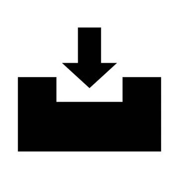 Download folder icon. flat illustration of download folder vector icon for we Stock-Illustration