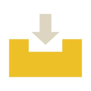 Download folder icon. flat illustration of download folder vector icon for we Stock Illustration