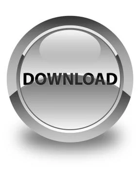 Download glossy white round button Stock Illustration