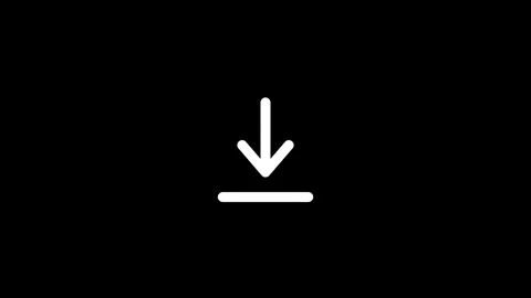 Download Icon Animating in a Seamless Loop 스톡 동영상 346323228