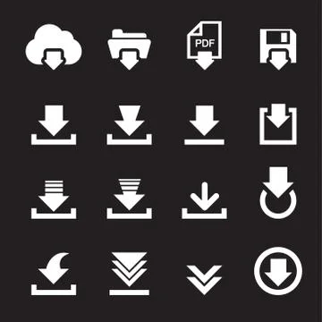 Download icon Stock Illustration