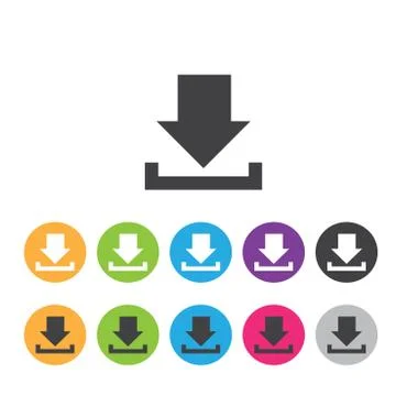 Download icon Illustrazione stock