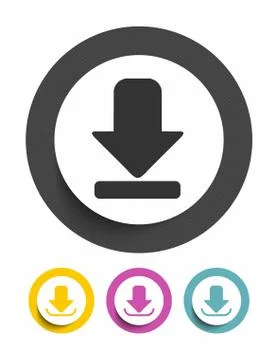 Download icon Stock Illustration