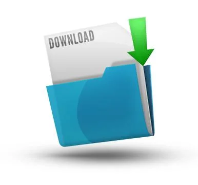 Download icon 库存插图