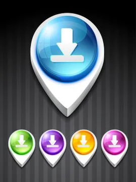 Download icon Stock Illustration